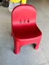 禧天龙小椅子宝宝椅加厚凳子椅子带靠背幼儿矮凳小板凳换鞋凳 故宫红【防滑脚垫】1个装 【承重160斤】 实拍图