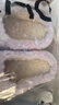 朴西PUXI棉拖鞋女士秋冬季时尚厚底羊羔绒拖鞋高级感男士棉拖品质 樱花粉 39-40 卡码拍大一码 实拍图