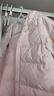 英氏（YEEHOO）儿童羽绒服秋冬纳米抗菌轻薄款婴儿羽绒服连体衣超韧绒 浅粉抱抱 90 cm-充绒量51g-建议1-2岁 实拍图