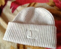 沐驰斯顿帽子女秋冬季韩版潮百搭加厚防寒保暖针织毛线帽女骑行棉帽堆堆帽 米白色 均码 实拍图