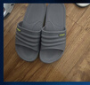 酷趣（Coqui）拖鞋男情侣家居轻便软弹舒适浴室凉拖鞋男款陨石灰40-41CQ7922 实拍图