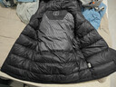 安踏（ANTA）商务羽绒服丨速暖羽绒外套男冬季连帽防泼水保暖内绗不臃肿棉服 【三防科技】基础黑7914-2 M (男170) 实拍图