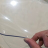 钟爱一生餐桌垫透明桌布PVC防水软玻璃茶几垫台布【2.0足厚】透明70*130cm 实拍图