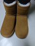意尔康女靴雪地靴女冬季厚底加绒加厚保暖棉鞋百搭中筒短靴妈妈棉靴子 土黄色 加绒 【靴筒羊毛内里】 40 实拍图