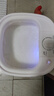 扬子迷你洗衣机小型半全自动内衣内裤洗衣机洗脱一体家用母婴洗袜子神器儿童单身学生宿舍出租房 【6.5KG白色顶配】铜线电机+蓝光抑菌+仿生手洗 实拍图