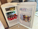 小吉（MINIJ）121升小冰箱租房家用客厅迷你小型复古冰箱冷藏冷冻一体奶油风电冰箱BC-121CM 实拍图