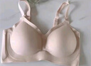 婧麒（JOYNCLEON）哺乳文胸孕妇内衣胸罩上开扣无钢圈孕妇产后喂奶专用美背薄款 肤色【面料升级款 舒适加倍】 L 实拍图