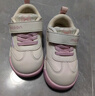 牧童学步鞋春秋季童鞋男童机能软底婴儿面包鞋革面女宝宝鞋 樱花粉18 实拍图