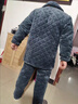 席佰湖南省服冬季男士 加绒加厚三层夹棉大尺码冬款男款加大码男睡衣 2XL【130-160斤】 均码 【3388】经济款 实拍图