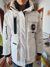 雪中飞【成毅同款】【鹅绒】男女同款羽绒服貉子毛领中长羽绒服工装保暖 糙白|8003 2XL 185/104A尺码偏大选小一码 实拍图