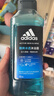 阿迪达斯 （adidas）男士沐浴露洗发水洗面奶三效合一 游泳去氯保湿 冰点热情套装1.2L 实拍图