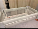 ABCMOKOO赫特婴儿床新生儿折叠拼接大床便携可移动bb宝宝床-莫兰迪白 实拍图