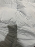 富安娜90%鸭绒羽绒被芯 单人宿舍四季被子春秋被 500g填充1.2米床蓝灰 实拍图