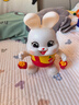 迪漫奇抬头训练玩具婴儿新生儿宝宝电动跳舞小兔子玩具会唱歌机器人 实拍图