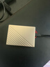 西部数据（WD）6TB 移动硬盘 type-c Ultra系列 2.5英寸 金 机械硬盘 笔记本电脑外接加密兼容Mac 大容量家庭存储 实拍图