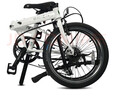 大行（DAHON）折叠自行车20英寸8级变速经典P8单车KBC083 白色经典版--京仓 实拍图