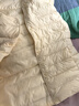 雪中飞经典新款基础舒适轻薄羽绒便捷短款保暖羽绒小马甲轻盈便携舒适 黎蔓卡其|7202-女 M 165/88A 实拍图