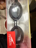 速比涛（Speedo）Edge进口精工泳镜高清防水防雾游泳训练装备男女通用 黑色/烟灰 实拍图