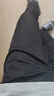 才子休闲裤秋季男士直筒裤商务修身纯色微弹长裤男长绒棉透气 实拍图