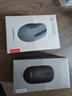 联想（Lenovo）无线蓝牙双模鼠标 蓝牙5.0/3.0 便携办公 人体工程学 轻音 小新M1双模灰色 实拍图