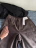 优衣库合作款/男装女装灯芯绒工装裤/休闲裤裤子25秋冬新款479822 36 褐色 L /175/88A 实拍图