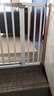 呵花楼梯口护栏婴儿童安全门栏围阳台栏杆宠物宝宝犬狗狗栅栏门免打孔 门+脚踏+加固槽 97-104cm 高76cm栏杆间隙 实拍图