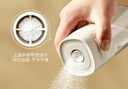 京东京造 调料盒 盐罐调味罐厨房玻璃家用食品接触级（定量撒盐）180ml 实拍图