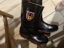 胜丽雨鞋高筒防水鞋户外雨天耐磨胶鞋不易滑雨靴黑色37码 1双 实拍图