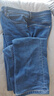 京东京造牛仔裤男秋季直筒裤子男士休闲长裤磨毛加绒加厚 中蓝 35码 实拍图