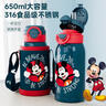 迪士尼（Disney）保温杯儿童水杯水壶学生316L不锈钢吸管直饮杯套礼盒幼儿园650m 实拍图