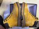 骆驼（CAMEL）【王俊凯同款】加绒马丁靴男鞋秋冬新款大黄靴女户外工装登山靴子 GE122W7757T 金黄色（男款） 42 实拍图