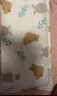 全棉时代婴儿纱布方枕1-3岁儿童枕芯枕套幼儿园枕头套装3件套 熊熊下午茶 实拍图