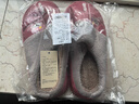 俞兆林（YUZHAOLIN）棉拖鞋男女居家用室内厚底保暖毛绒棉鞋 YR821 实拍图