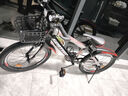 百士盾儿童自行车山地单车6-16岁以上学生减震双碟刹越野中小男女孩赛车 旗舰版单速【辐条轮】黑红色 20寸丨适身高125-145丨 实拍图