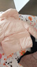 大嘴猴（paul frank）童装冬季棉服2025秋冬款中大童舒适保暖时尚男女童外套 浅粉 130 实拍图