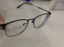 万新（WAN XIN） 万新近视眼镜配眼镜框高清非球面现片男女金属钛多种框型选择 金属-全框-2904BK-黑色 1.60MR-8非球面镜片（近视超薄） 实拍图