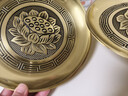 盛凡 供盘 纯黄铜铜供果盘供佛贡盘 财神莲花家用拜神佛前供奉水果盘 8寸(直径20厘米)莲花果盘/个 实拍图