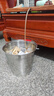 全适不锈钢水桶厨房储水圆桶冰桶商用油桶拖地废水桶泔水桶茶渣桶洗车桶家用手提浇花桶12L 实拍图