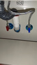 九牧（JOMOO）角阀全铜三角阀厨房卫浴五金角阀陶瓷阀芯八字阀角阀冷热角阀套装 【铜阀芯大流量球阀】1冷1热 实拍图