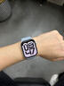 Apple/苹果 Watch Series 10 智能手表GPS款42毫米银色铝金属表壳青云色回环式运动表带MX1L3CH/B 实拍图