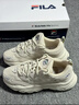 FILA斐乐女鞋跑步鞋情侣同款老爹鞋MARS火星鞋男鞋休闲运动鞋 【女款】奶白/木薯粉-GT 38 实拍图