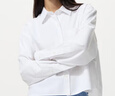 优衣库女装/男女同款牛津纺箱型衬衫/衬衣合作款25秋冬新款479974 479974/00白色 XS 实拍图