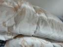 LOVO罗莱 A类 95%白鹅绒羽绒被 冬被 1000g填充200*230cm 花色 实拍图