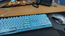 前行者（EWEADN） TK950无线蓝牙朋克机械键盘鼠标套装有线三模办公游戏电脑笔记本青轴复古外设 蓝色白光 实拍图