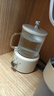 乐炖 养生壶迷你养生杯电炖杯办公室煮茶壶煮茶器小型一人花茶壶烧水壶电煮茶杯加热杯垫炖煮壶一体 0.6L 机械款（陶瓷盖） 采购10台以上可联系客服换礼盒装 实拍图