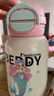 杯具熊（BEDDYBEAR）开口笑双饮盖儿童保温杯带吸管水杯316钢大容量保温壶600ML美人鱼 实拍图