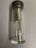 膳魔师（THERMOS）双层玻璃杯400毫升男女士茶水分离水杯泡茶杯带茶漏TCGE-400D GY 实拍图
