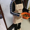 光多拉防水围裙厨房防油污家用做饭无袖工作服男士女士通用家务清洁粉色 实拍图