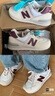 NEW BALANCE NB574官方休闲鞋女鞋复古舒适秋冬透气网鞋轻便百搭潮流运动鞋 米白色 WL574RCF 40 (脚长25.5cm)尺码详询客服 实拍图