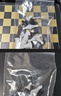 户外象棋磁性精致国际象棋比赛学习益智桌面收纳小铁盒中国象棋子 132*126*10mm国际象棋-黑色 实拍图